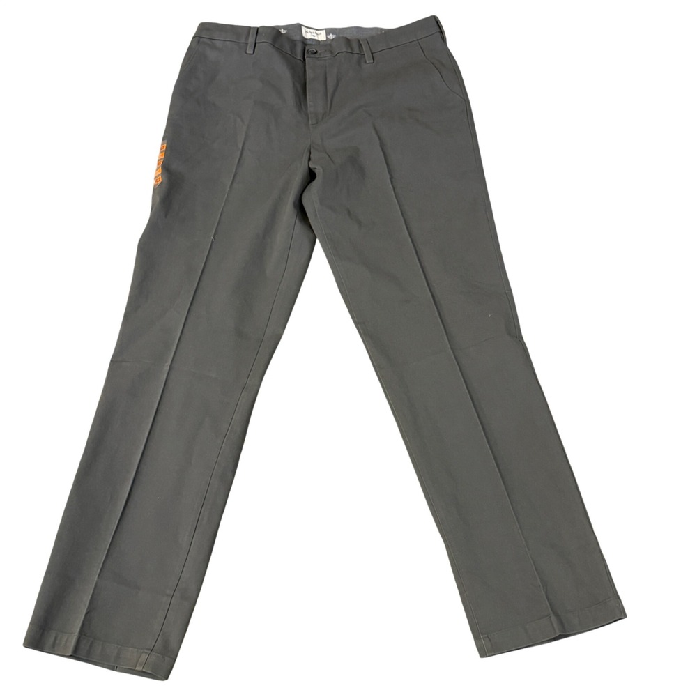 Dockers Workday Khaki Pants Mens 42x36 Grey Smart 360 Flex Classic Fit - Picture 2 of 6